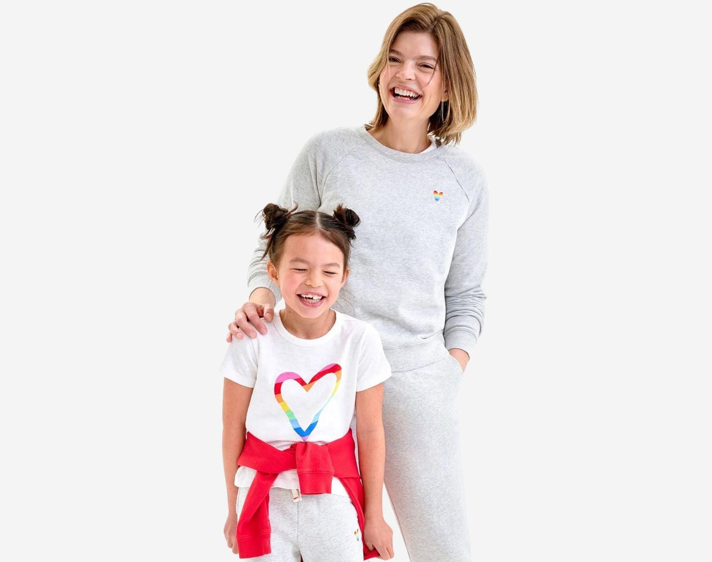 Adult Embroidered Sweatshirt - Rainbow