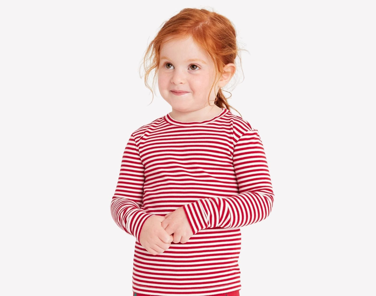 Holiday PJ Set - Cherry Stripe