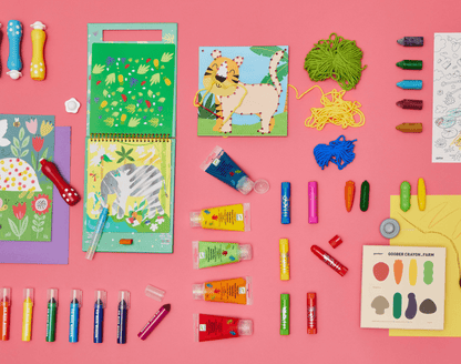 Chunky Foam Markers  for Little Hands - Set of 6