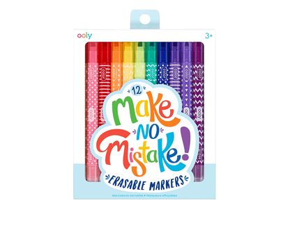 Make No Mistake Erasable Markers - Set of 12