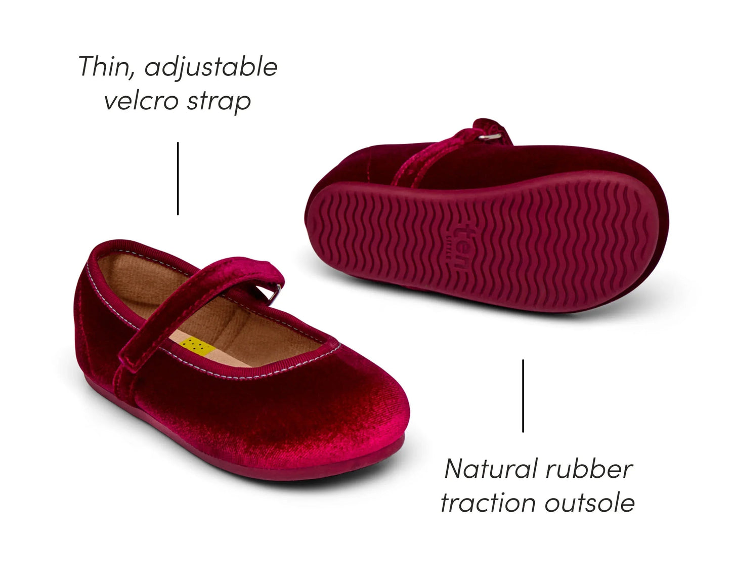 Velvet Ballet Flats