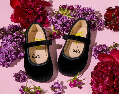 Velvet Ballet Flats