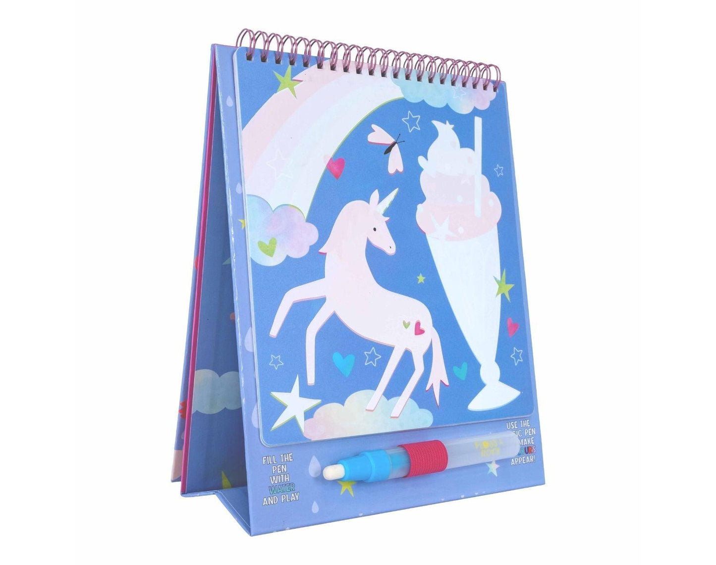 Magic Water Reusable Color-in Pad - Unicorn