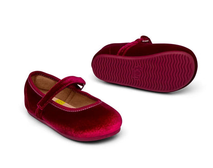 Velvet Ballet Flats
