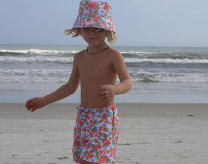 UPF 50+ Swim Shorts - Hawaiian Luau