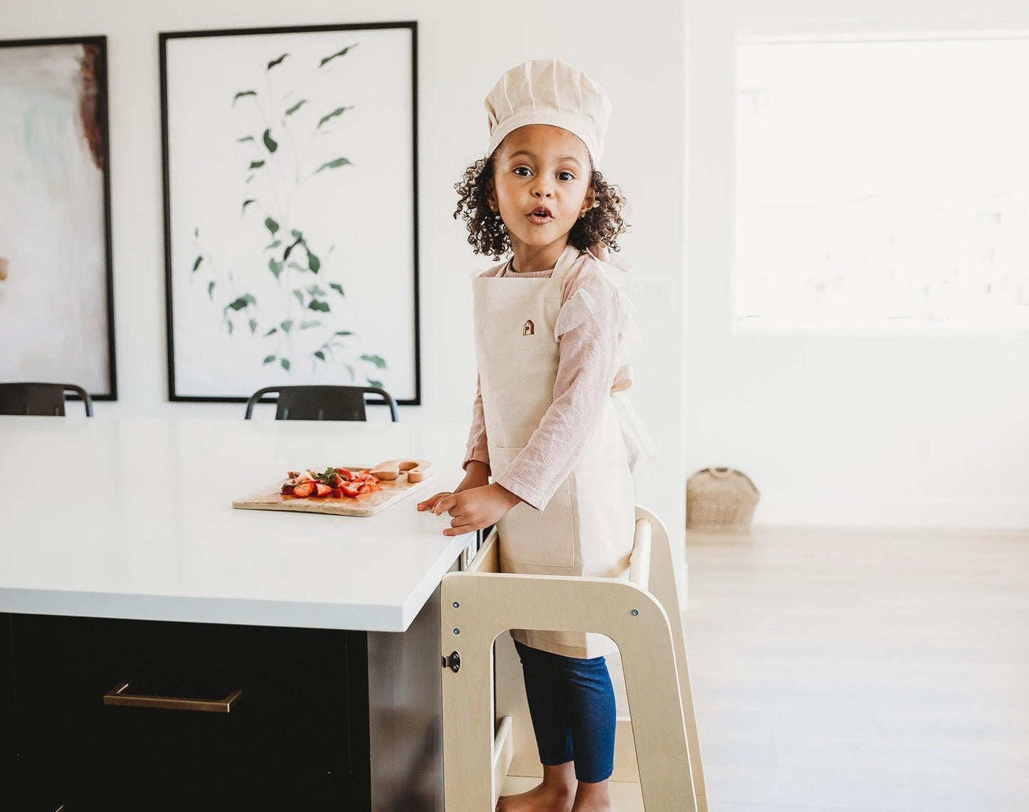 Mini Chef Apron & Hat Set