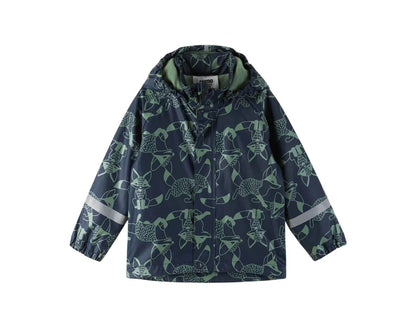 Fleece-Lined Rubber Rain Jacket - Koski