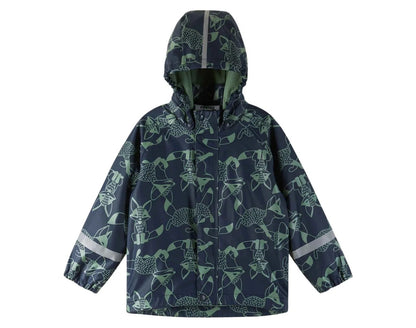 Fleece-Lined Rubber Rain Jacket - Koski