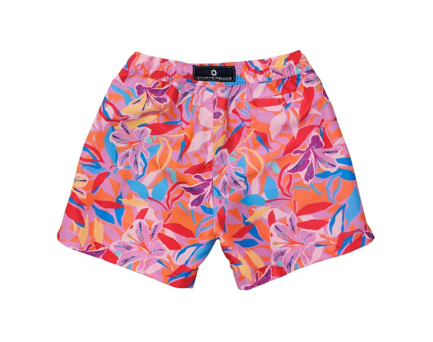 UPF 50+ Swim Shorts - Blooming Sunset