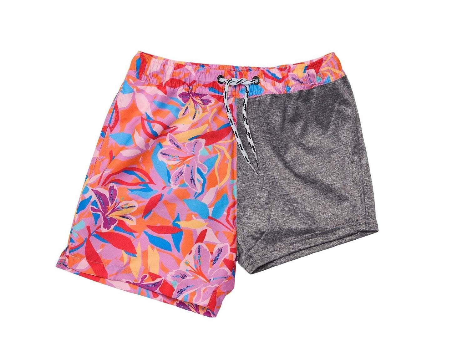 UPF 50+ Swim Shorts - Blooming Sunset