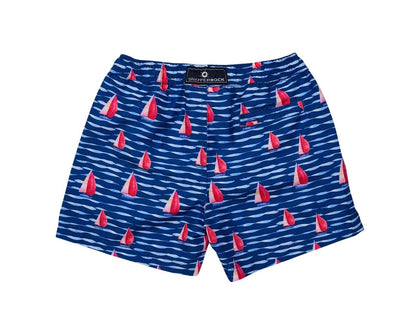UPF 50+ Swim Shorts - Sailboats