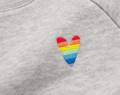 Adult Embroidered Sweatshirt - Rainbow