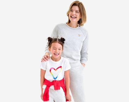 Adult Embroidered Sweatshirt - Rainbow