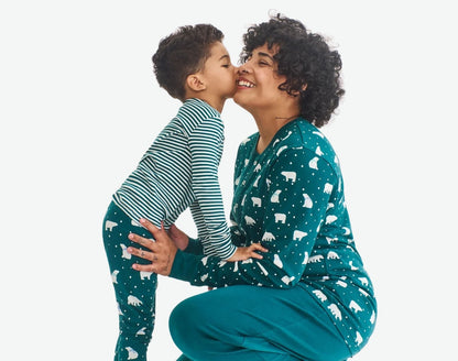 Adult Holiday PJ Set - Cozy Bears