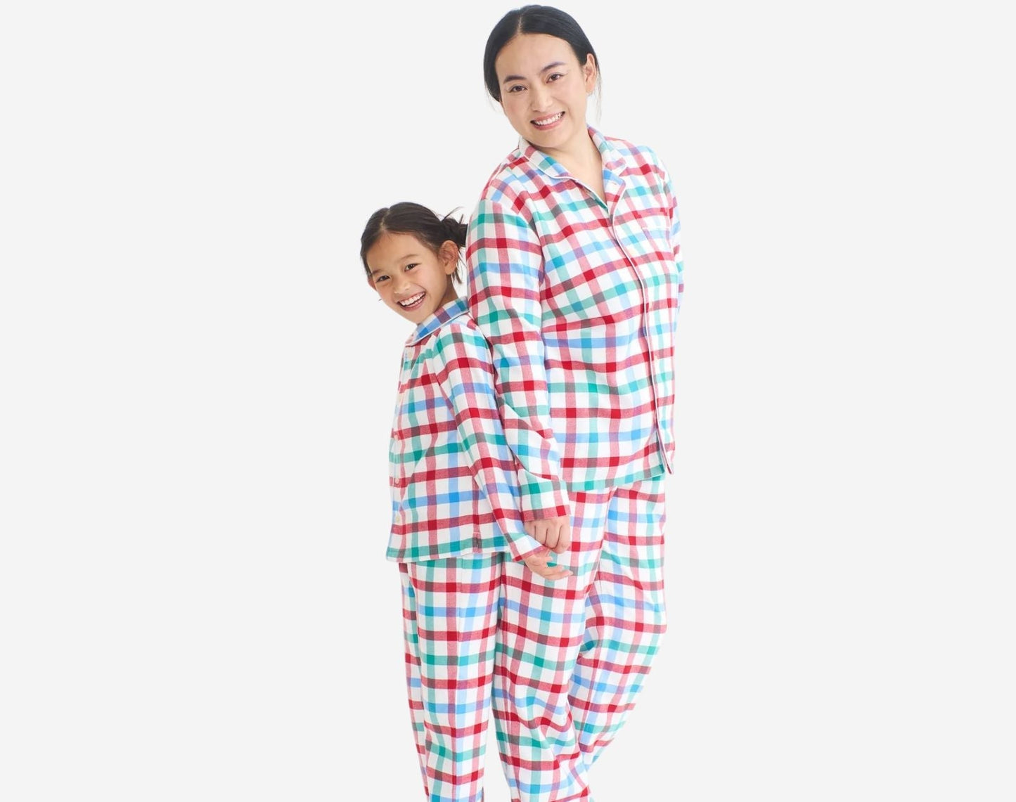 Holiday PJ Set - Peppermint Plaid