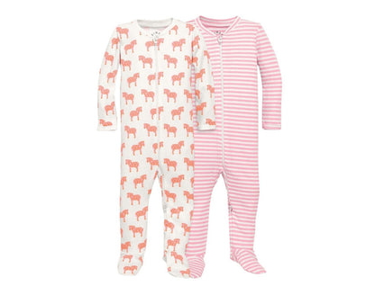 Baby Onesie PJs - 2 Pack