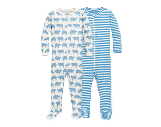 Baby Onesie PJs - 2 Pack