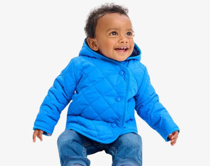 Baby Quilted Fleece-Lined Puffer Jacket