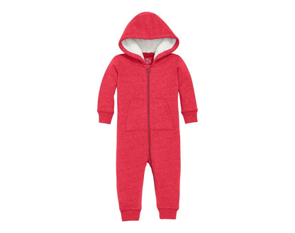 Baby Teddy Fleece-Lined Zip Romper