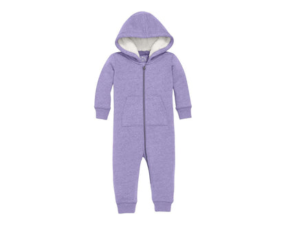 Baby Teddy Fleece-Lined Zip Romper