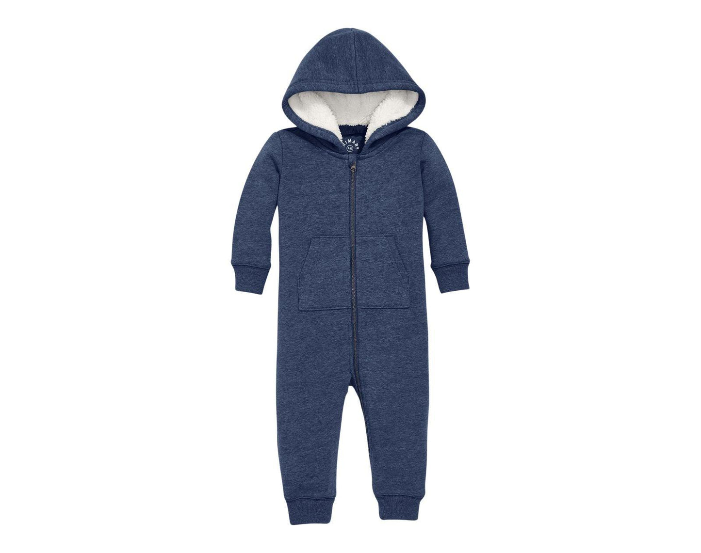 Baby Teddy Fleece-Lined Zip Romper