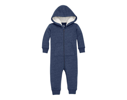 Baby Teddy Fleece-Lined Zip Romper