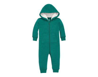 Baby Teddy Fleece-Lined Zip Romper