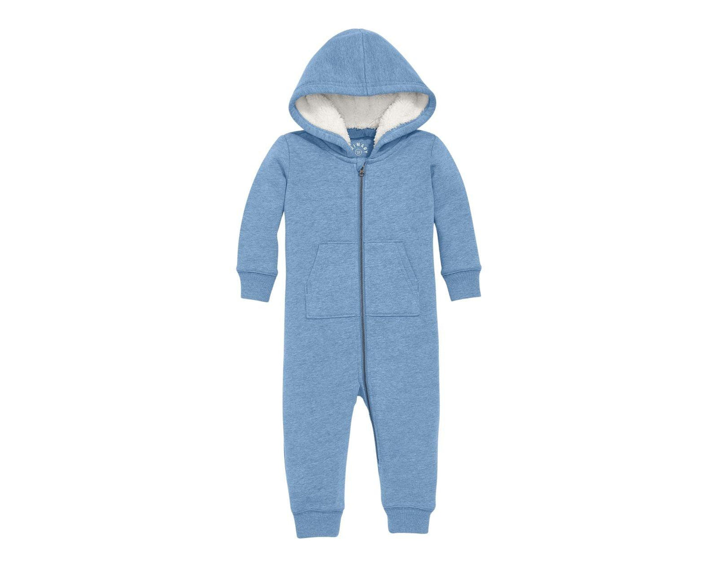 Baby Teddy Fleece-Lined Zip Romper