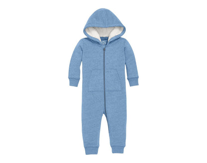 Baby Teddy Fleece-Lined Zip Romper