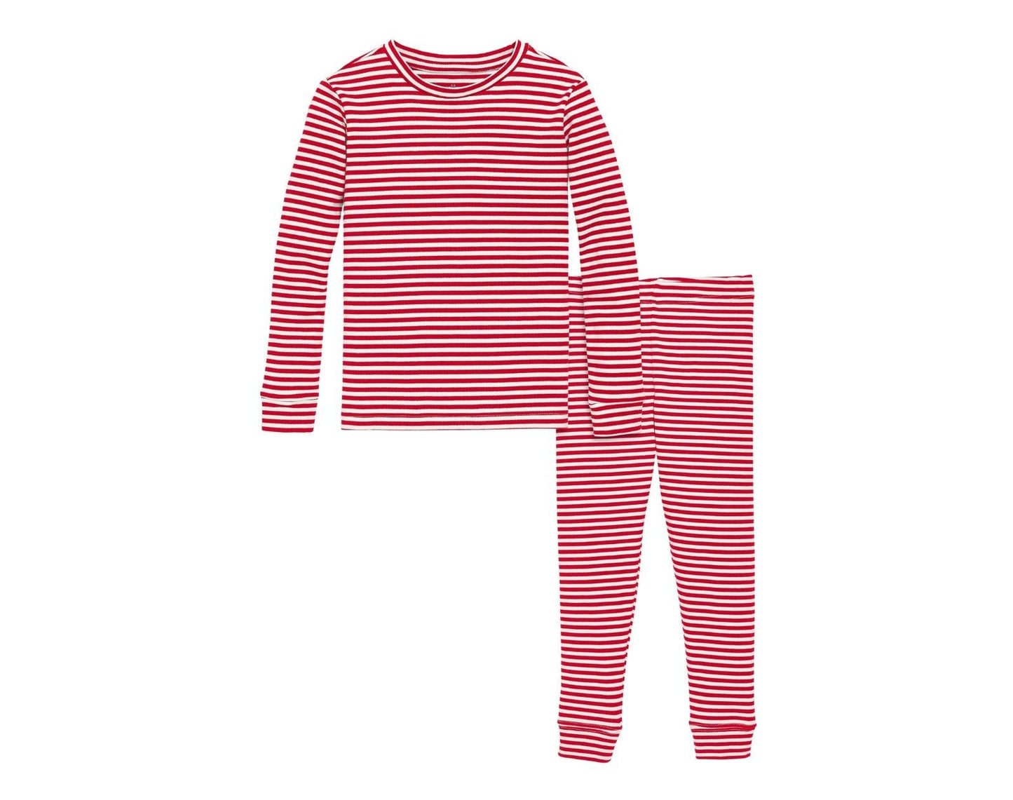 Holiday PJ Set - Cherry Stripe