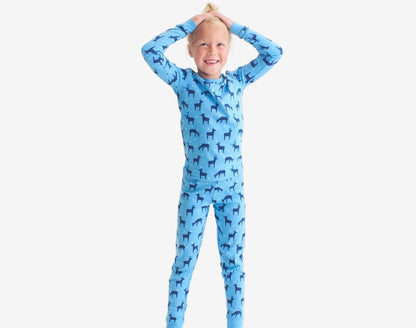 Holiday PJ Set - Snowy Reindeer