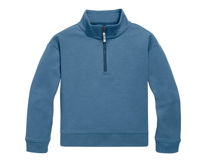 French Terry Quarter Zip Sweatshirt
