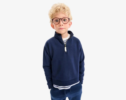 French Terry Quarter Zip Sweatshirt