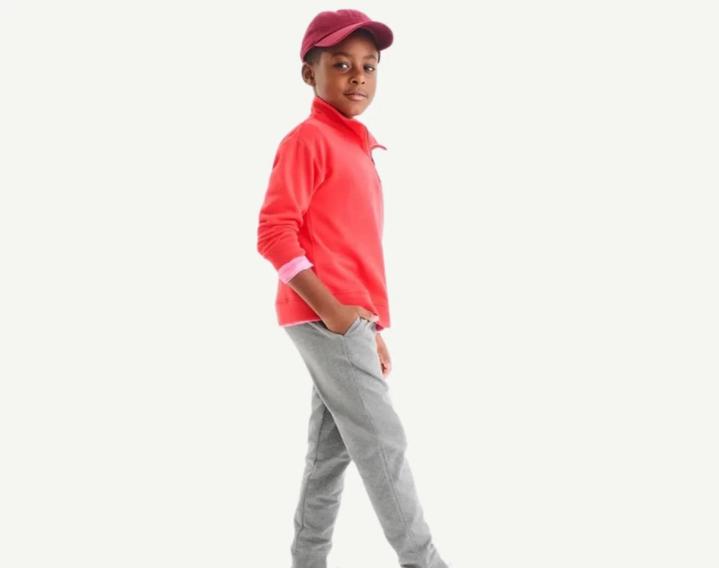 French Terry Quarter Zip Sweatshirt