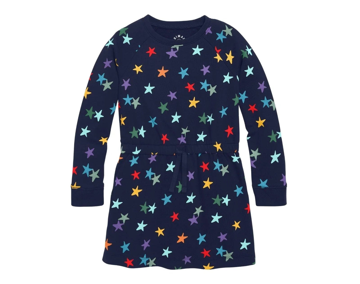 Sweatshirt Dress - Rainbow Stars