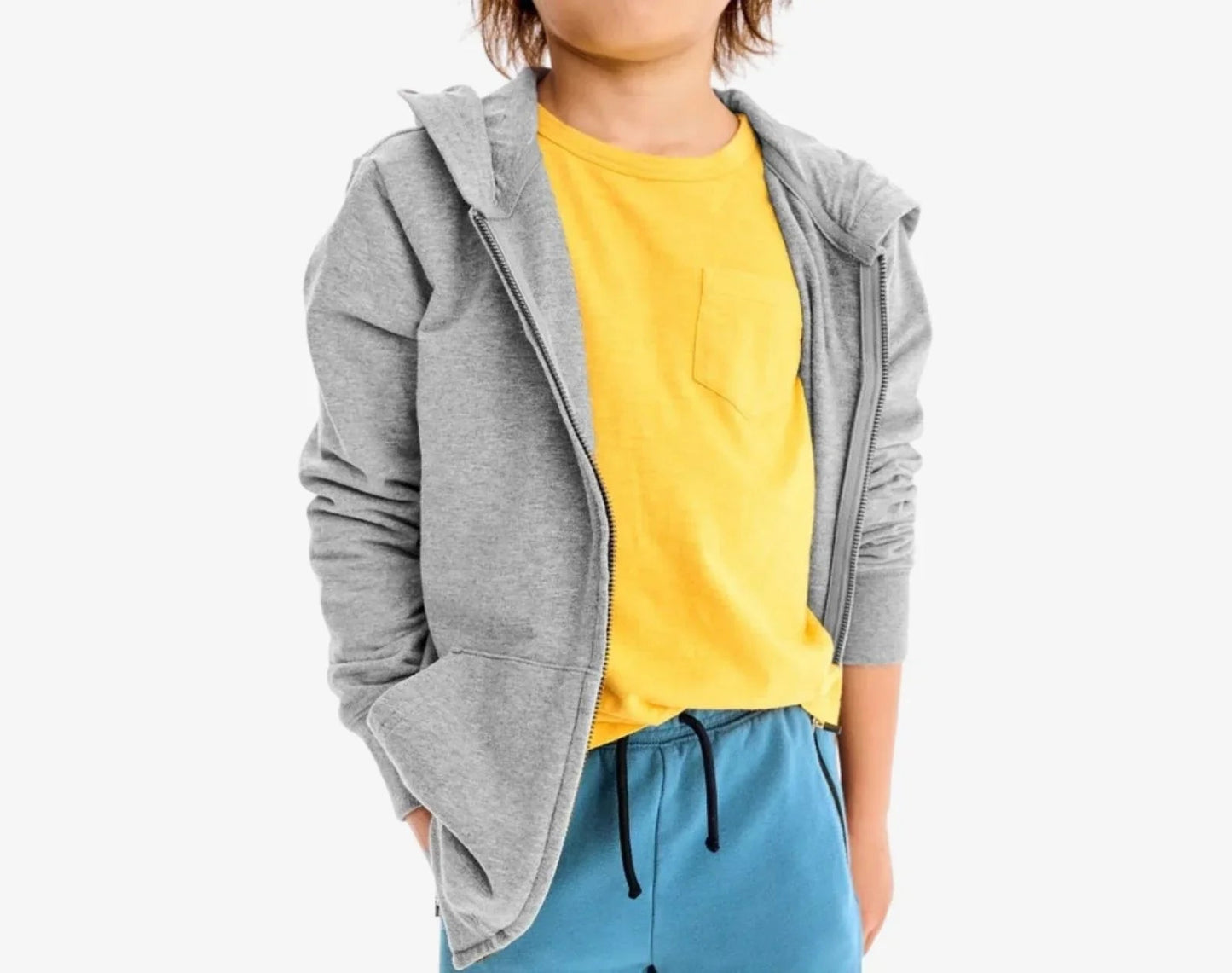 French Terry Zip Hoodie