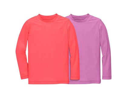Long Sleeve Rash Guard - 2 Pack