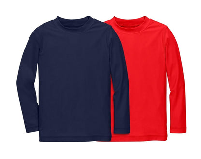 Long Sleeve Rash Guard - 2 Pack