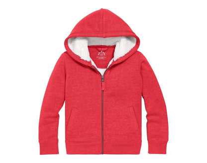 Teddy Fleece-Lined Zip Hoodie