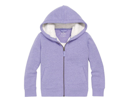 Teddy Fleece-Lined Zip Hoodie
