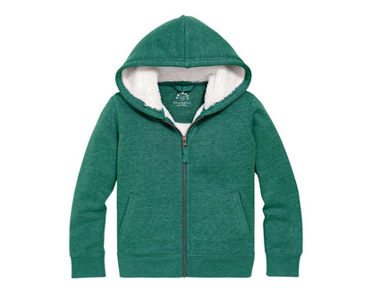 Teddy Fleece-Lined Zip Hoodie